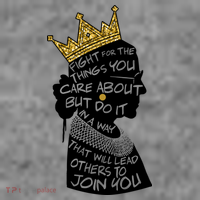 RGB Queen Crown Quote Tribute Ruth Bader Ginsburg Long Sleeve Shirt thumb 2