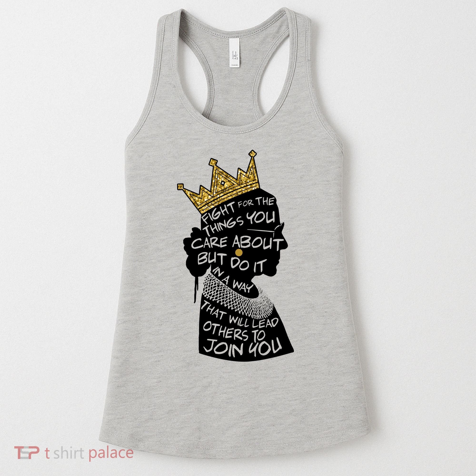 RGB Queen Crown Quote Tribute Ruth Bader Ginsburg Women's Tank Top