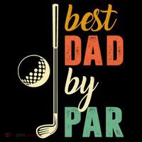 Retro Golf Best Dad By Par Gift For Father's Day Coffee Mug thumb 5