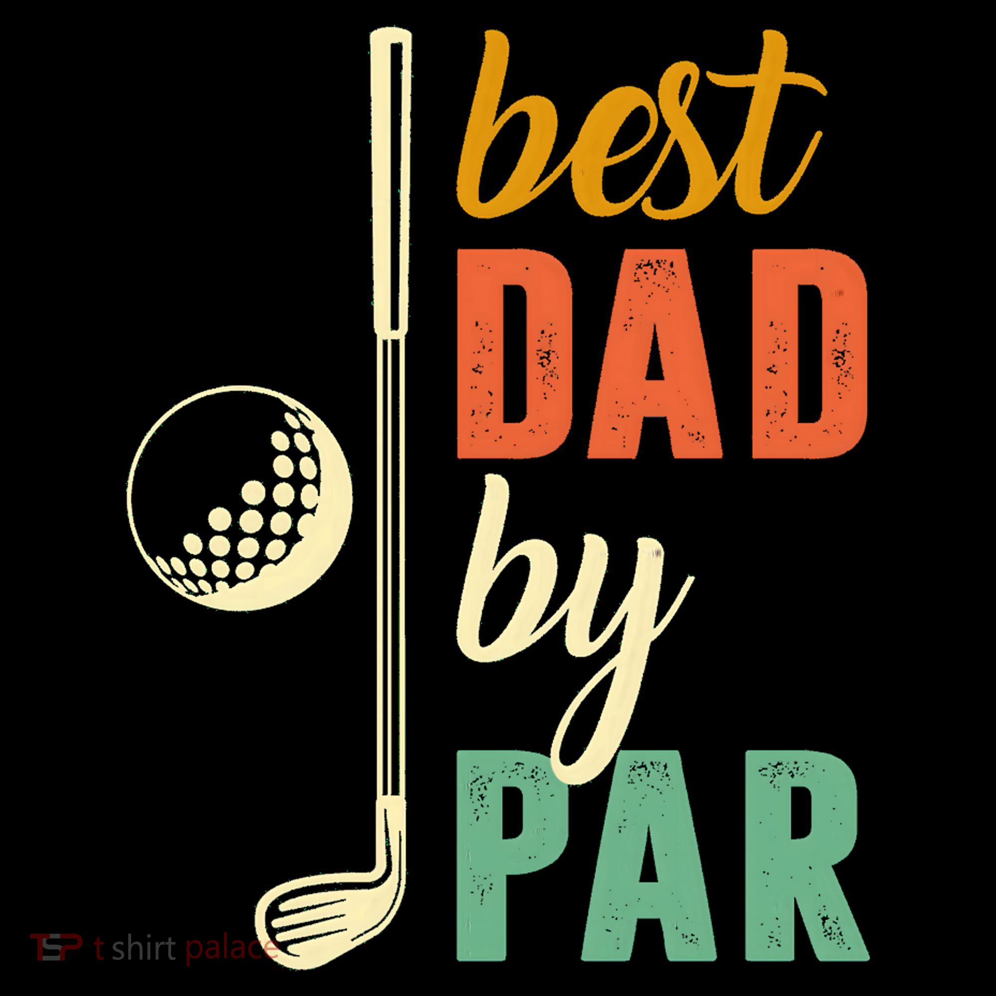 Retro Golf Best Dad By Par Gift For Father's Day Coffee Mug