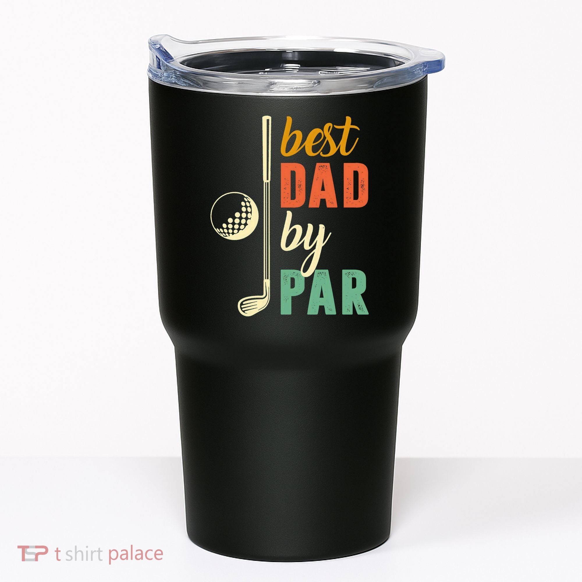 Retro Golf Best Dad By Par Gift For Father's Day Tumbler