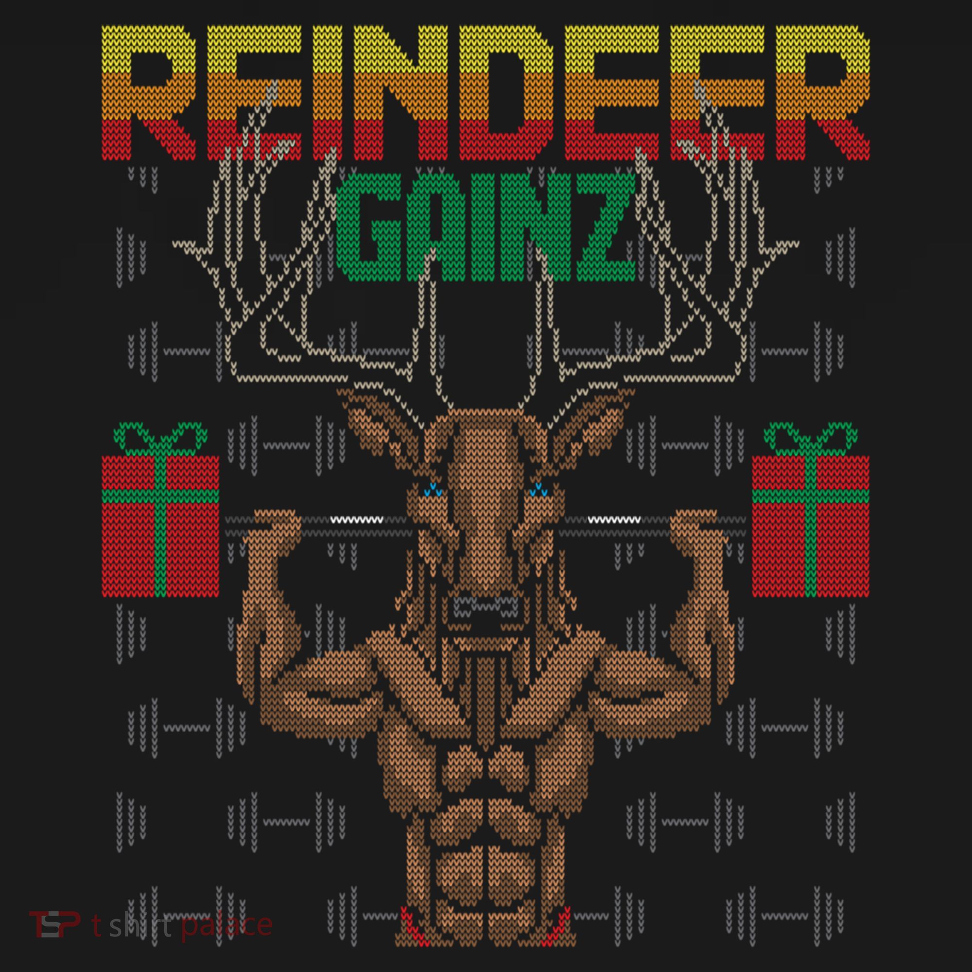 Reindeer Gainz Brodolf Ugly Christmas Sweater Gym Workout Great Gift Women's Hoodie
