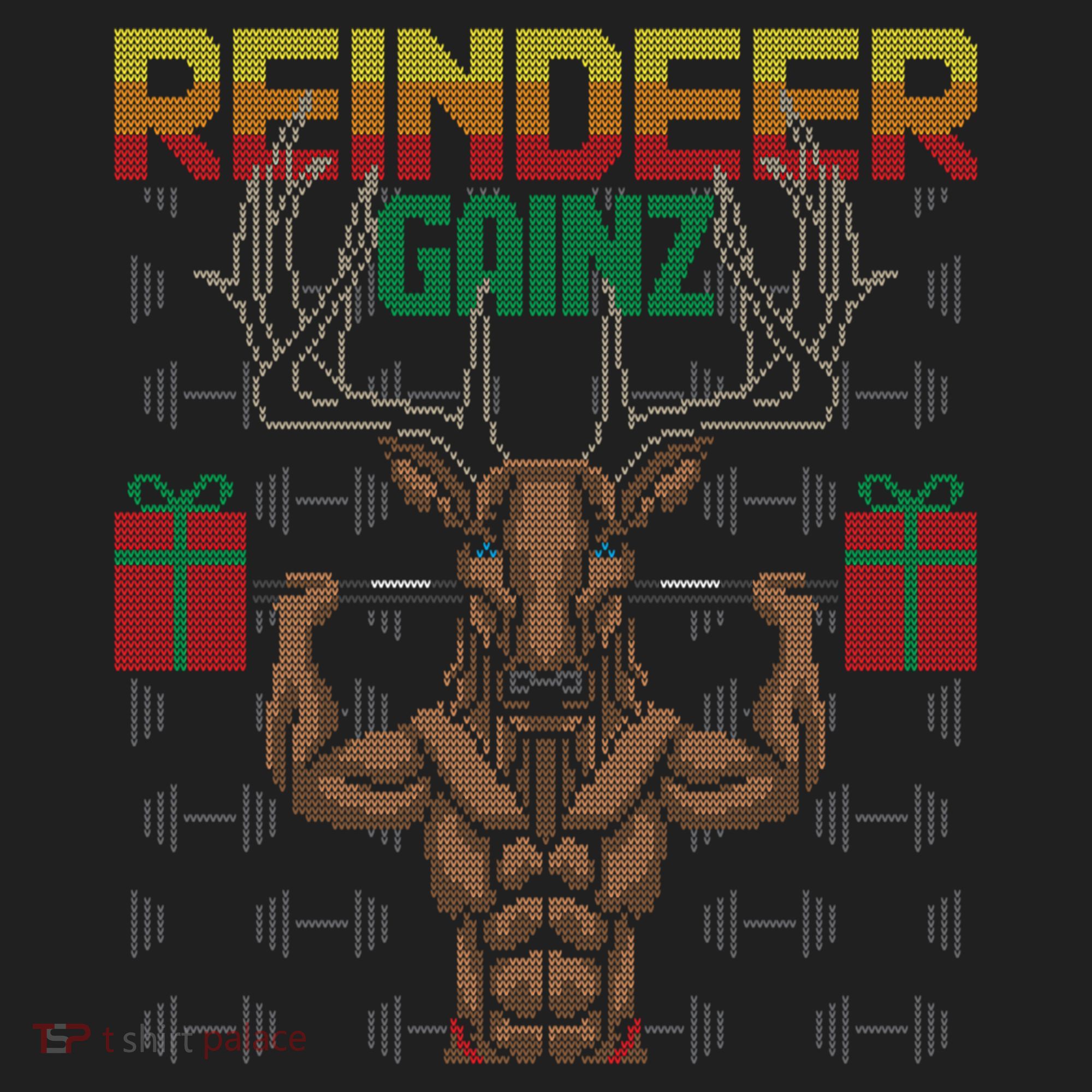 Reindeer Gainz Brodolf Ugly Christmas Sweater Gym Workout Great Gift Hat