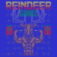Reindeer Gainz Brodolf Ugly Christmas Sweater Gym Workout Great Gift Toddler T-Shirt thumb 4