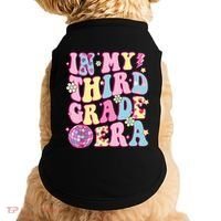 Retro Groovy Back To School In My Third Grade Era Doggie Tank thumb 0