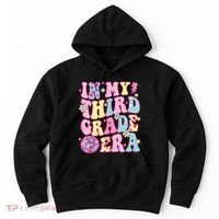 Retro Groovy Back To School In My Third Grade Era Hoodie thumb 0