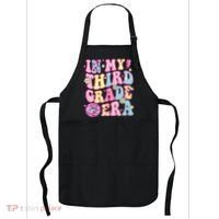 Retro Groovy Back To School In My Third Grade Era Apron thumb 0