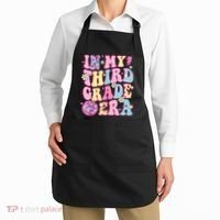 Retro Groovy Back To School In My Third Grade Era Apron thumb 2