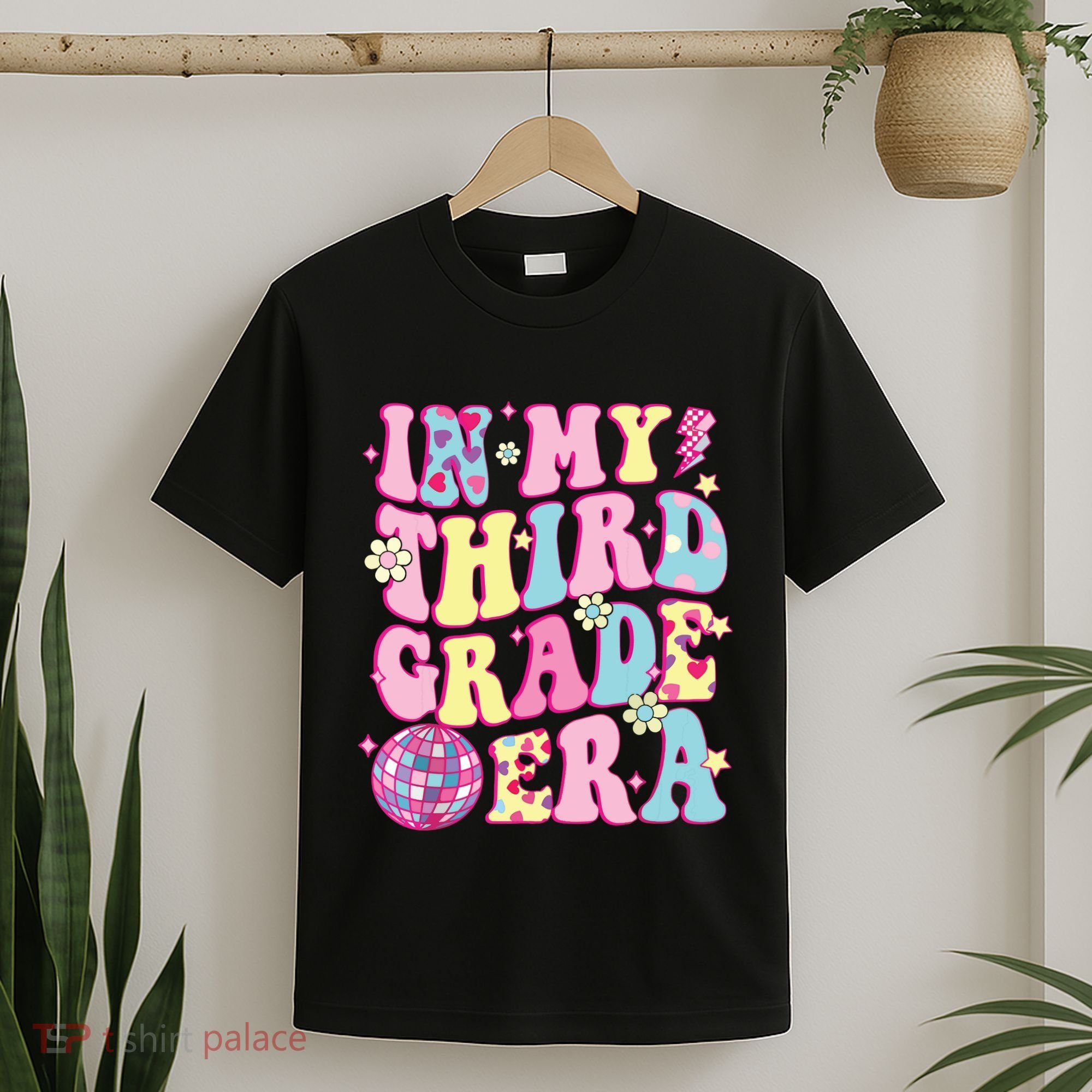 Retro Groovy Back To School In My Third Grade Era T-Shirt