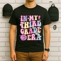 Retro Groovy Back To School In My Third Grade Era T-Shirt thumb 6
