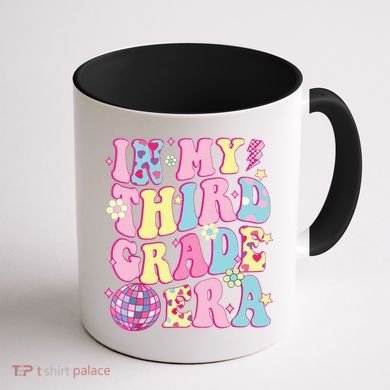 Retro Groovy Back To School In My Third Grade Era Coffee Mug back