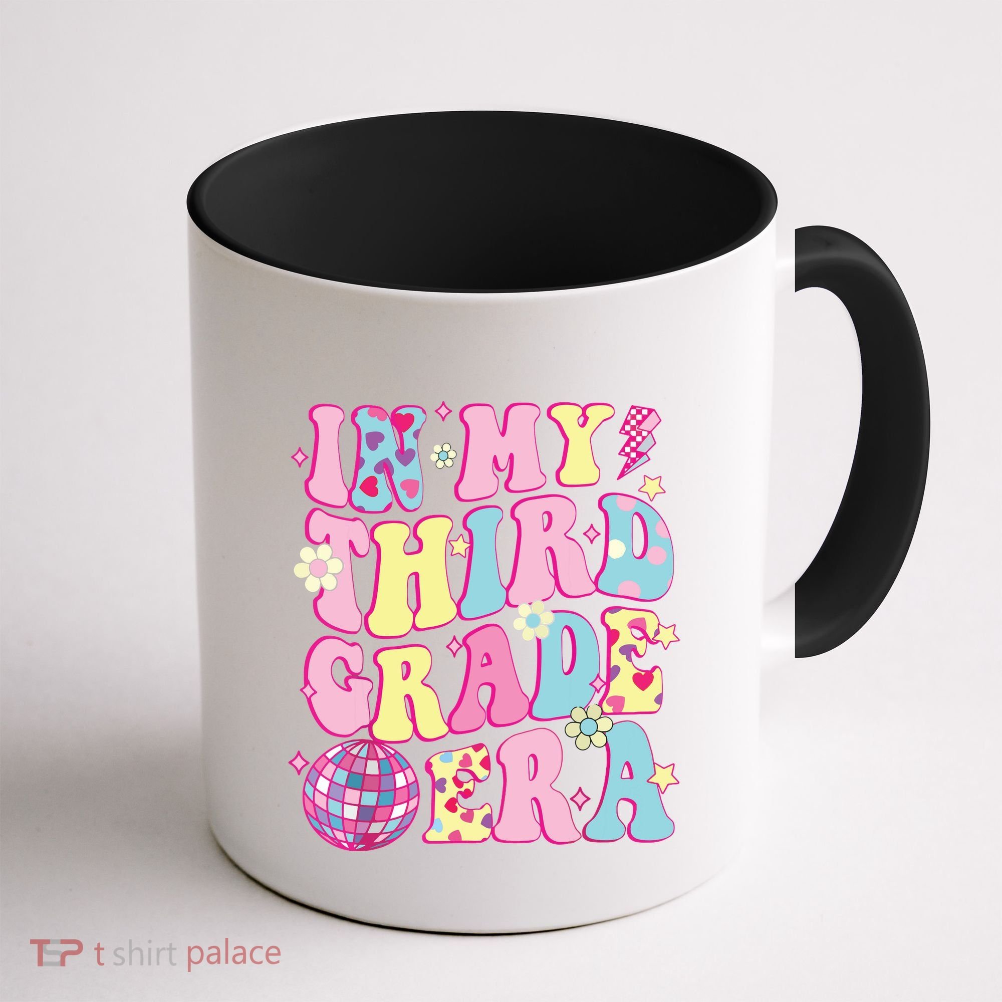 Retro Groovy Back To School In My Third Grade Era Coffee Mug