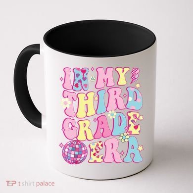 Retro Groovy Back To School In My Third Grade Era Coffee Mug