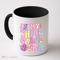 Retro Groovy Back To School In My Third Grade Era Coffee Mug thumb 0
