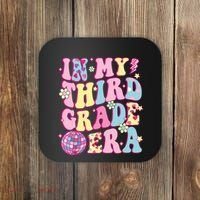Retro Groovy Back To School In My Third Grade Era Coaster thumb 0