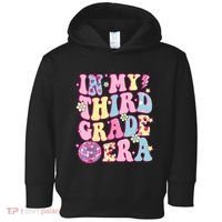 Retro Groovy Back To School In My Third Grade Era Toddler Hoodie thumb 0