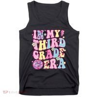 Retro Groovy Back To School In My Third Grade Era Tank Top thumb 0