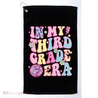 Retro Groovy Back To School In My Third Grade Era Golf Towel thumb 0