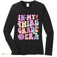 Retro Groovy Back To School In My Third Grade Era Women's Long Sleeve Shirt thumb 0