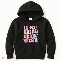 Retro Groovy Back To School In My Third Grade Era Kids Hoodie thumb 0