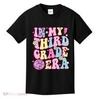 Retro Groovy Back To School In My Third Grade Era Kids T-Shirt thumb 0