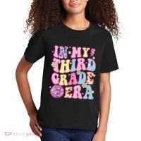 Retro Groovy Back To School In My Third Grade Era Kids T-Shirt thumb 2