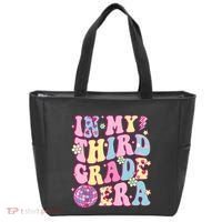 Retro Groovy Back To School In My Third Grade Era Tote Bag thumb 0