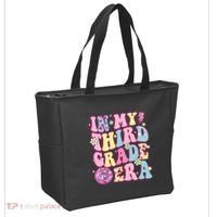 Retro Groovy Back To School In My Third Grade Era Tote Bag thumb 2