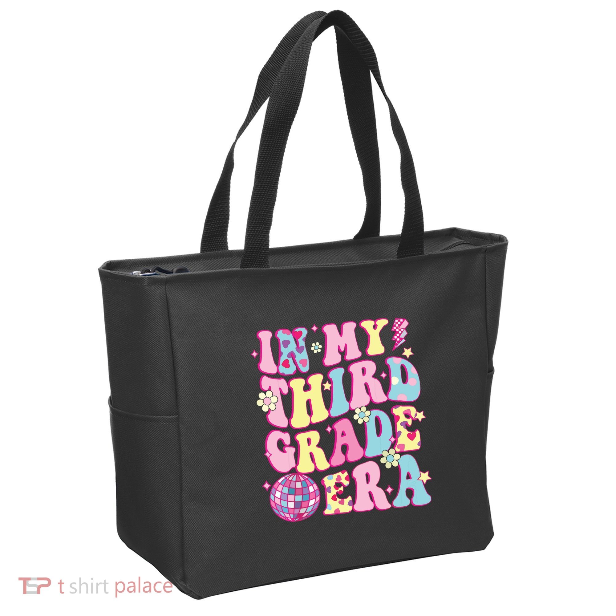 Retro Groovy Back To School In My Third Grade Era Tote Bag