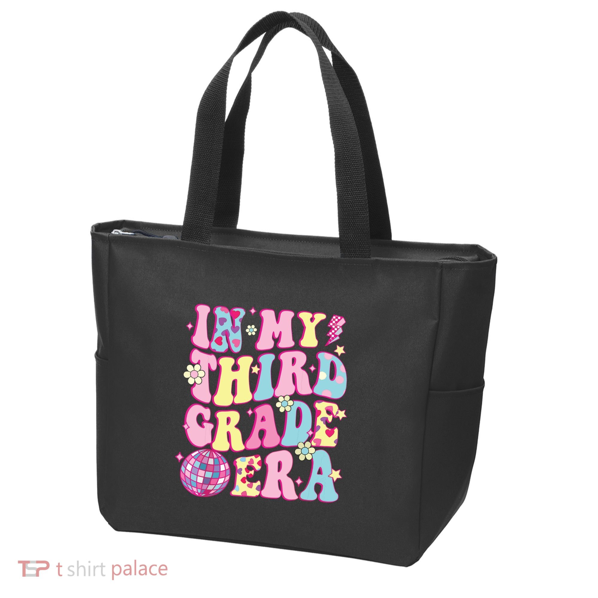 Retro Groovy Back To School In My Third Grade Era Tote Bag