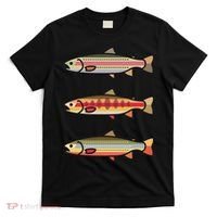 Rainbow Golden Brook Trout Fishing Anglers T-Shirt thumb 0