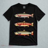Rainbow Golden Brook Trout Fishing Anglers T-Shirt thumb 5