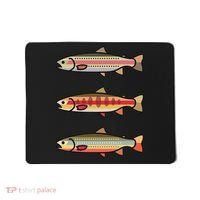 Rainbow Golden Brook Trout Fishing Anglers Mousepad thumb 0