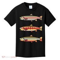 Rainbow Golden Brook Trout Fishing Anglers Kids T-Shirt thumb 0