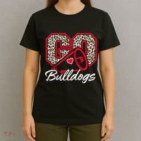 Retro Go Bulldogs Vintage Style Classic T-Shirt thumb 4