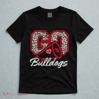 Retro Go Bulldogs Vintage Style Classic T-Shirt thumb 5