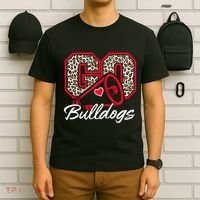Retro Go Bulldogs Vintage Style Classic T-Shirt thumb 6
