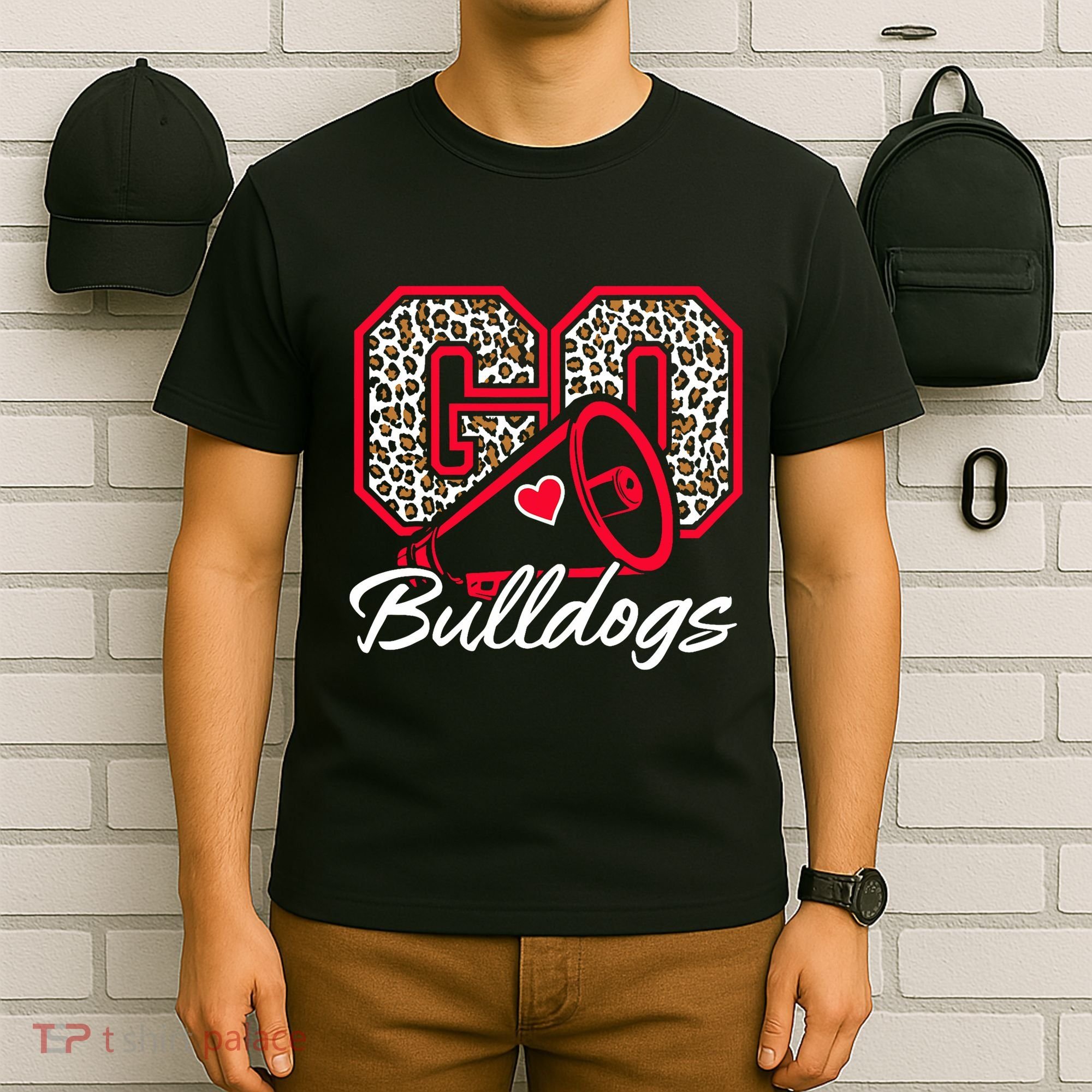 Retro Go Bulldogs Vintage Style Classic T-Shirt