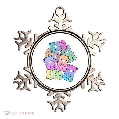 Rainbow Gummy Bear Design Kawaii Aesthetic Ns Ornament