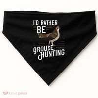 Ruffed Grouse Bird Gift Hunting Spruce Grouse USA-Made Doggie Bandana thumb 0