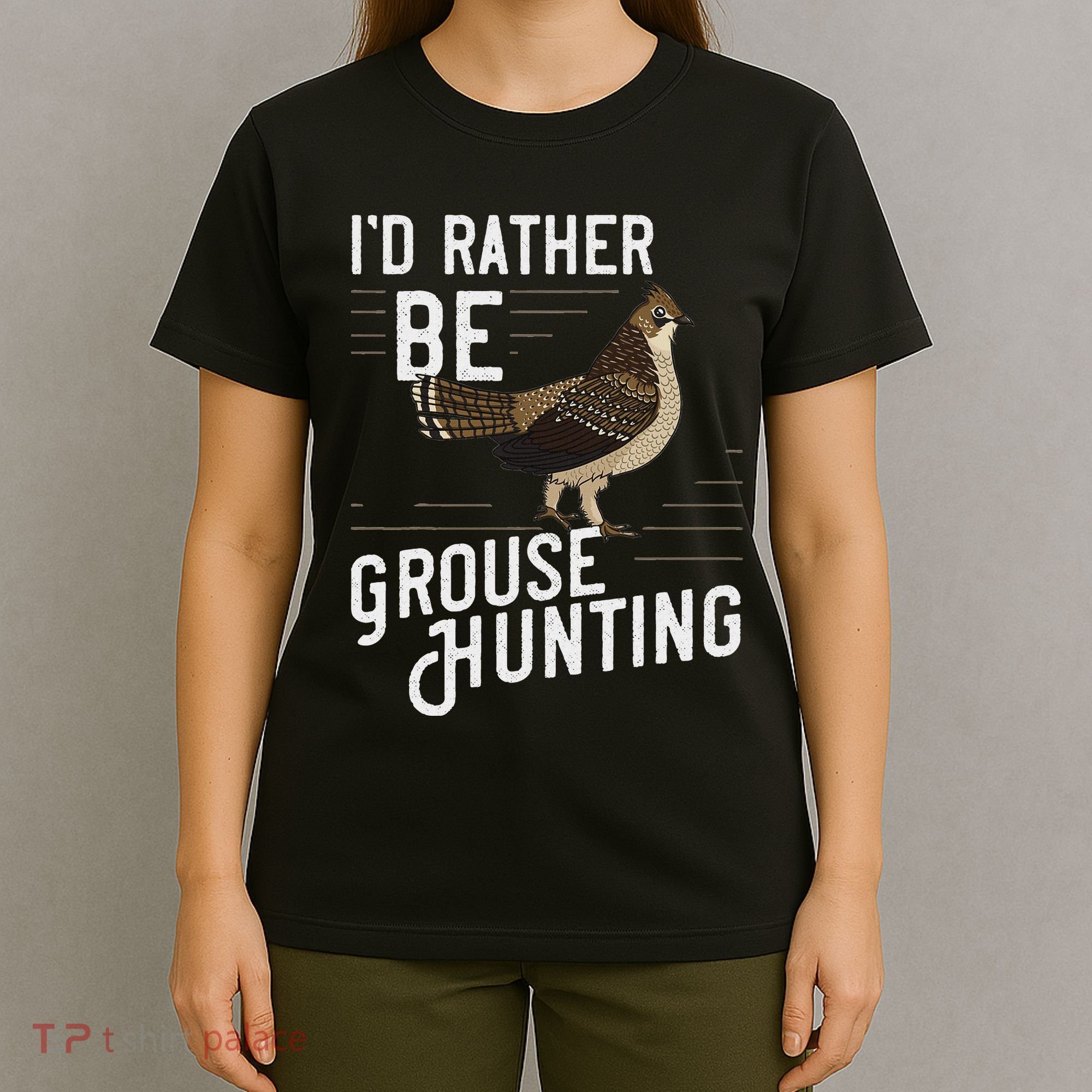 Ruffed Grouse Bird Gift Hunting Spruce Grouse T-Shirt