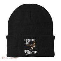 Ruffed Grouse Bird Gift Hunting Spruce Grouse Beanie thumb 0