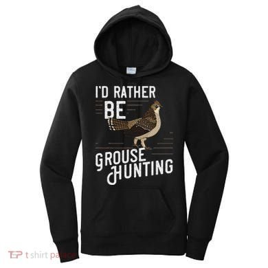 Ruffed Grouse Bird Gift Hunting Spruce Grouse Women's Hoodie