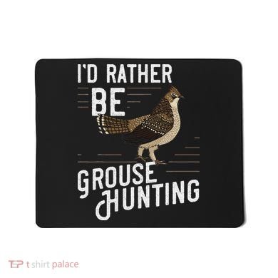 Ruffed Grouse Bird Gift Hunting Spruce Grouse Mousepad