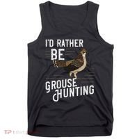 Ruffed Grouse Bird Gift Hunting Spruce Grouse Tank Top thumb 0