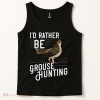 Ruffed Grouse Bird Gift Hunting Spruce Grouse Tank Top thumb 2