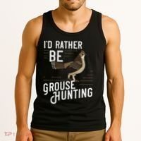Ruffed Grouse Bird Gift Hunting Spruce Grouse Tank Top thumb 3