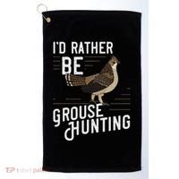 Ruffed Grouse Bird Gift Hunting Spruce Grouse Golf Towel thumb 0
