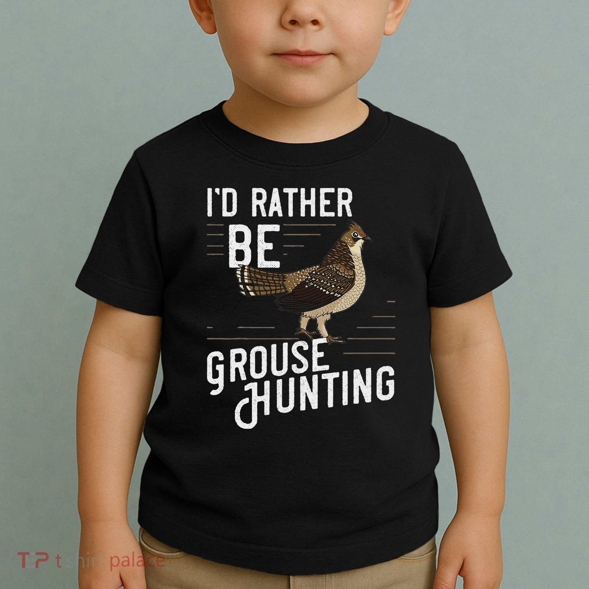 Ruffed Grouse Bird Gift Hunting Spruce Grouse Toddler T-Shirt