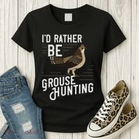 Ruffed Grouse Bird Gift Hunting Spruce Grouse Women's T-Shirt thumb 3